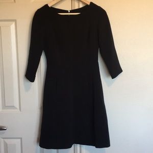 Vince Camuto Black 3/4 sleeve dress